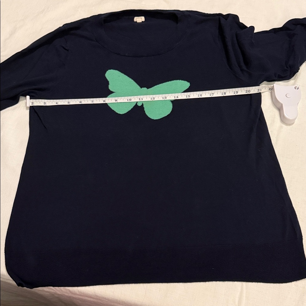 J.Crew Butterfly sweater - Picture 2 of 3